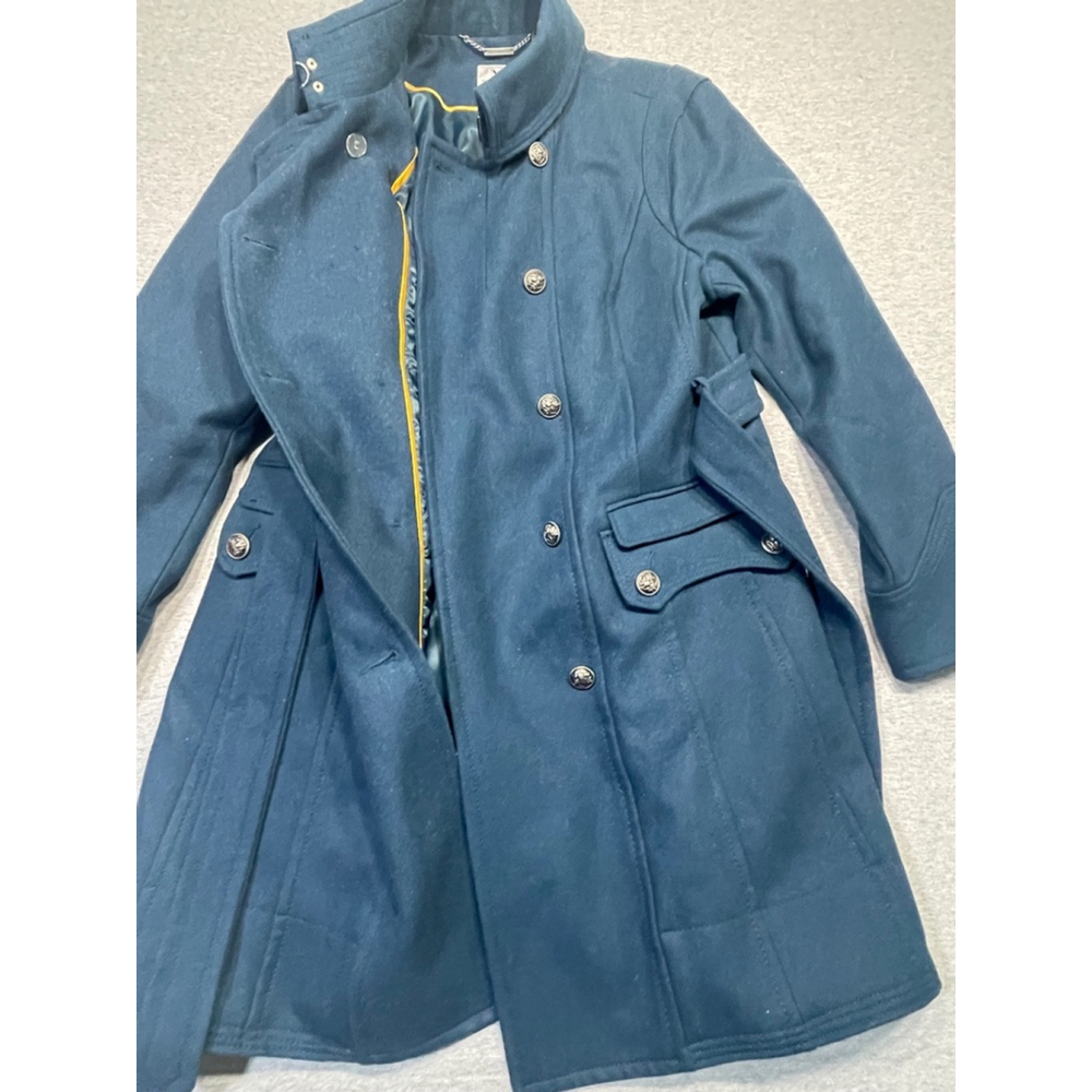 Women's Worthington Wool military styleCoat, XL, Blue - Picture 3 of 7
